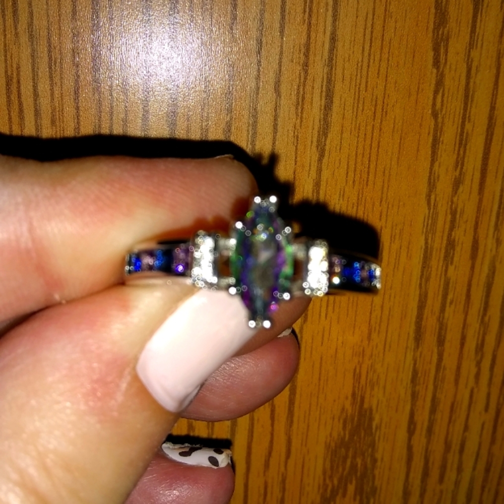 925 STERLING SILVER HORSE EYE RING